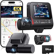 Dash 3-Channel 4K Dash Cam with GPS
