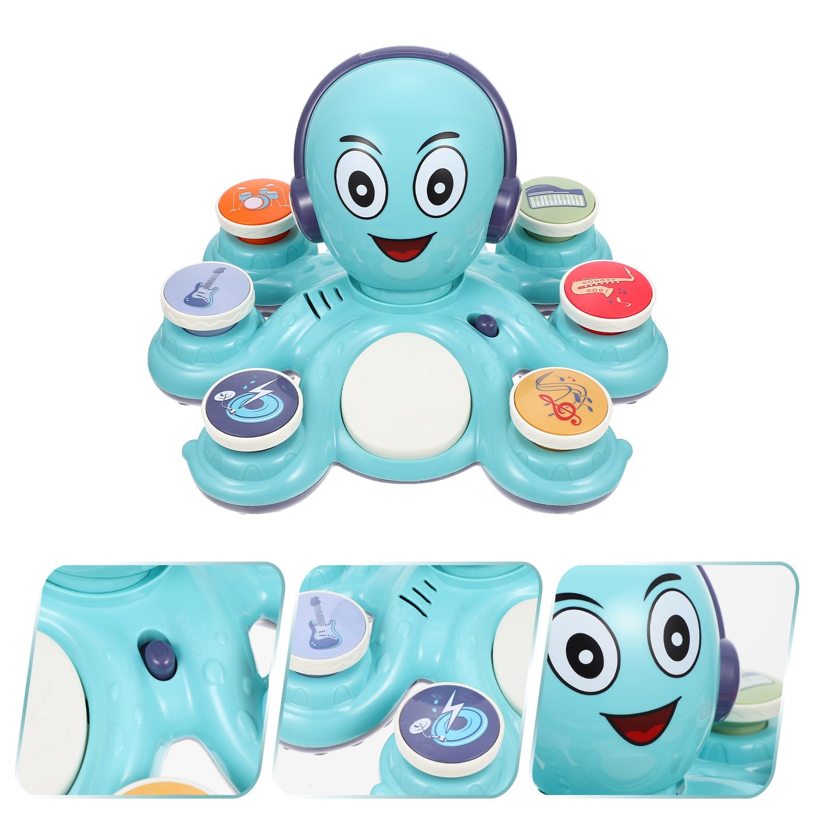 Juguete Eléctrico de Plástico Azul Musical para Niños