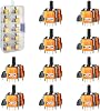 10 piezas de joysticks de efecto Hall para control DualSense PS5, módulo de reemplazo de sensor analógico 3D para control de PlayStation 5 1