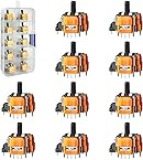 HLRAO 10PCS Hall-Effect Joysticks Replacement for DualSense PS5 Controller, 3D Analog Sensor Wheel Thumb Sticks Rocker Module Replacement for PlayStation 5 Controller