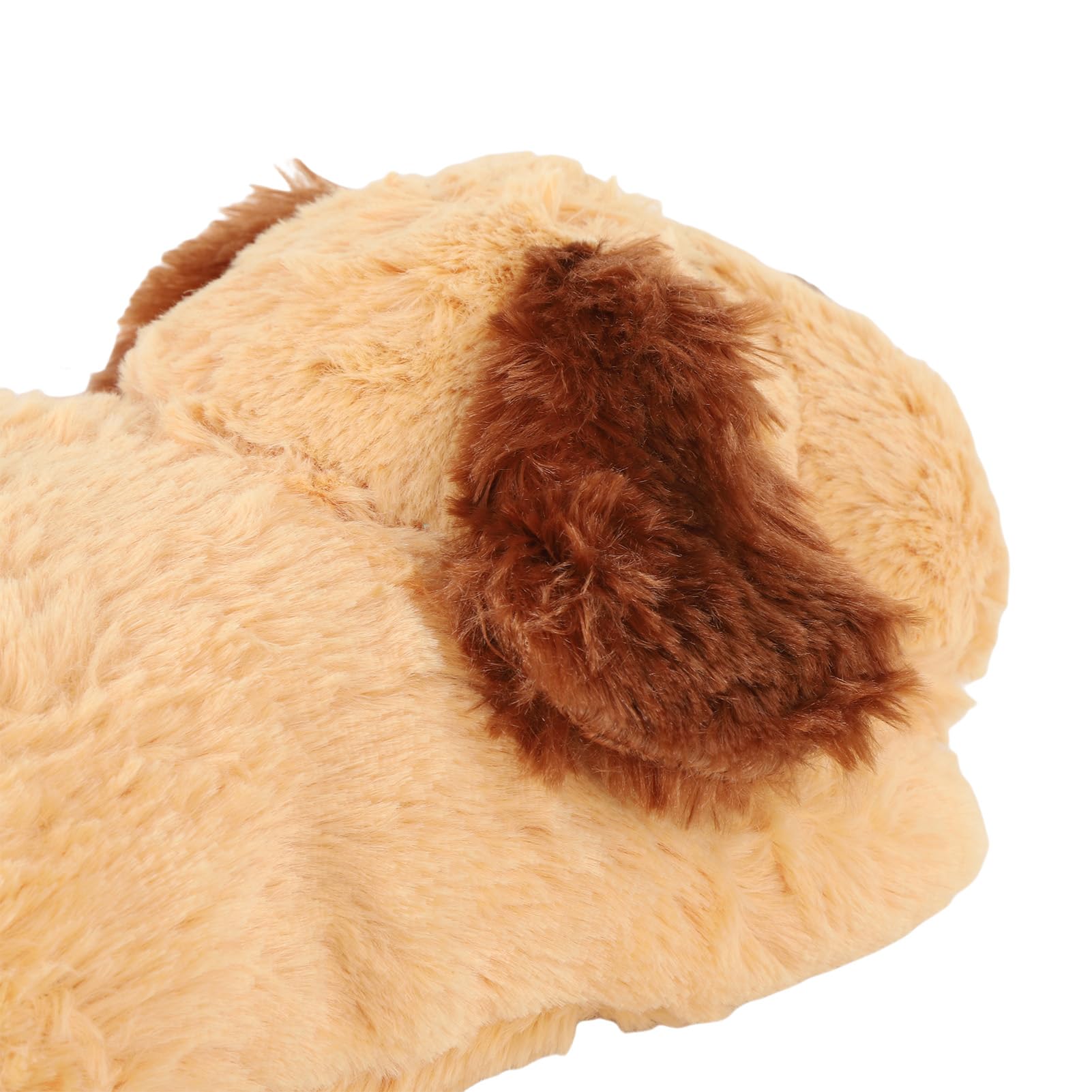 Jouet en peluche interactif rempli de battements de cœur pour chiot, soulage l'anxiété, aide à l'entraînement comportemental (marron)