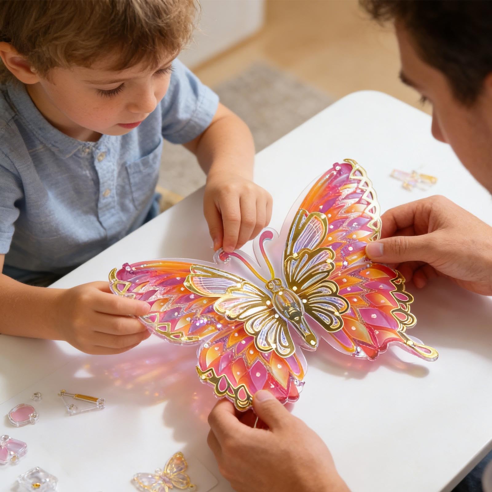 Puzzle Farfalle per Adulti Di Rompicapo Da Assemblaggio Impegnativo | Rompicapo per Adulti e Adolescenti Per Bambini Famiglia Libero Festa Casa Ufficio Scuola Compleanno
