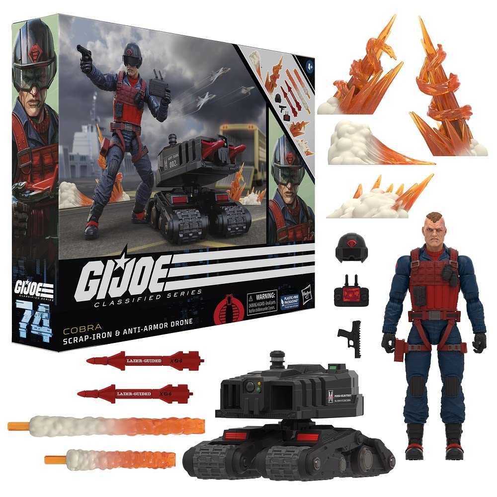 Figura G.I. Joe Classified Series - 15 cm com Acessórios Temáticos