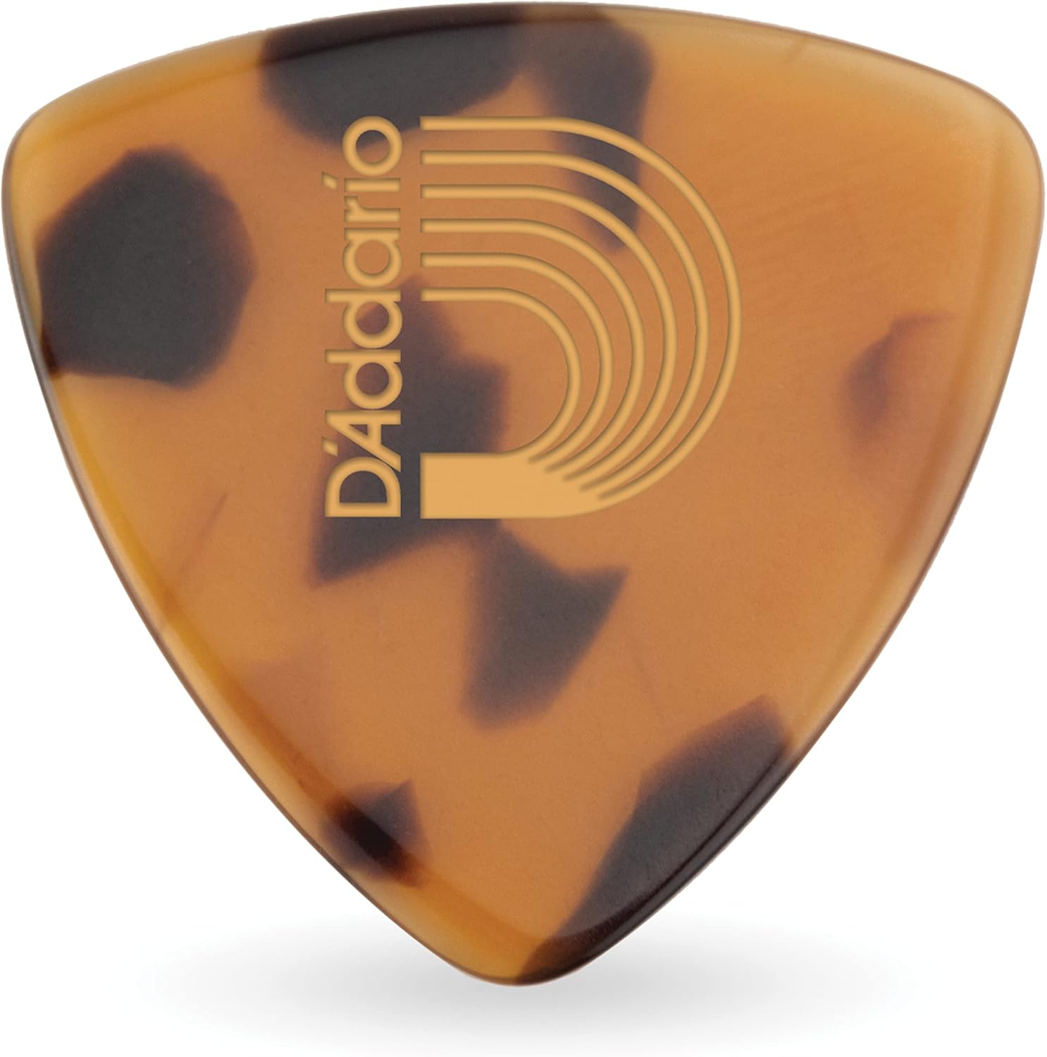 D'Addario Accessories Chris Thile Signature Casein Pick - Tortoise Shell Guitar Pick - Picks for Acoustic Guitar, Electric Guitar, Bass Guitar, Mandolin - 1 Count, Heavy Gauge, 1.4mm