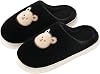 Cute Cartoon Slippers for Couples Kawaii Bear Indoor Non-Slip House Shoes Adorable Happy Dinosaur Plush Home Floor Footwear Unisex