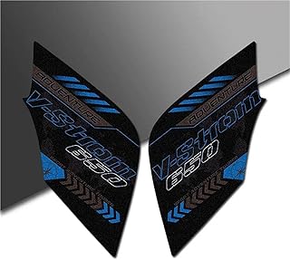 JAYWIS に適合するスズキ Vストローム DL650 DL V-STROM 650 XT 用 バイクステッカー サイド燃料タンクパッド タンクパッドステッカー ガスカバー保護デカール(カラー2)