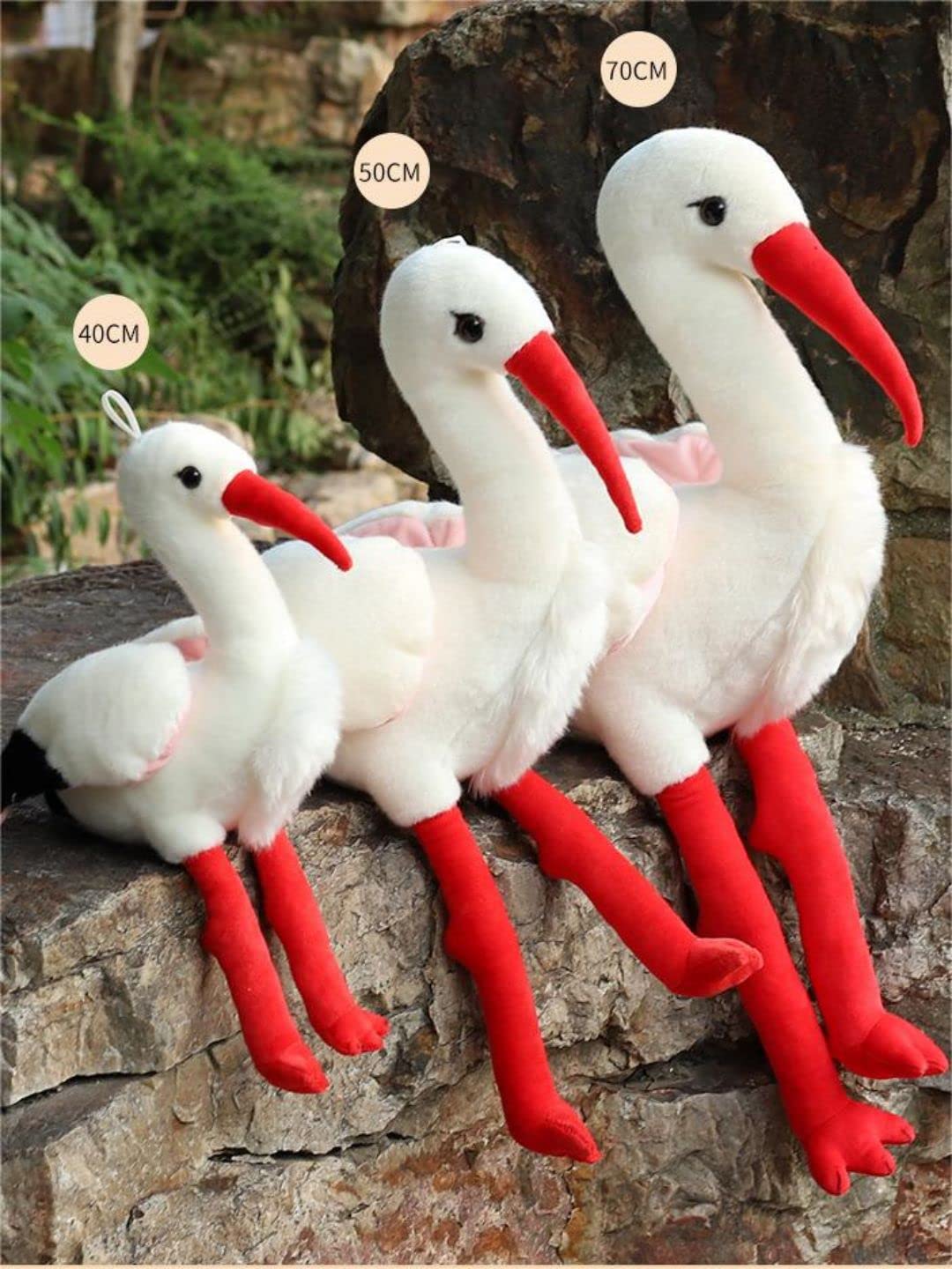 Amazon.co.jp: コウノトリ もちもち リアル 生々しい ぬいぐるみ 抱き
