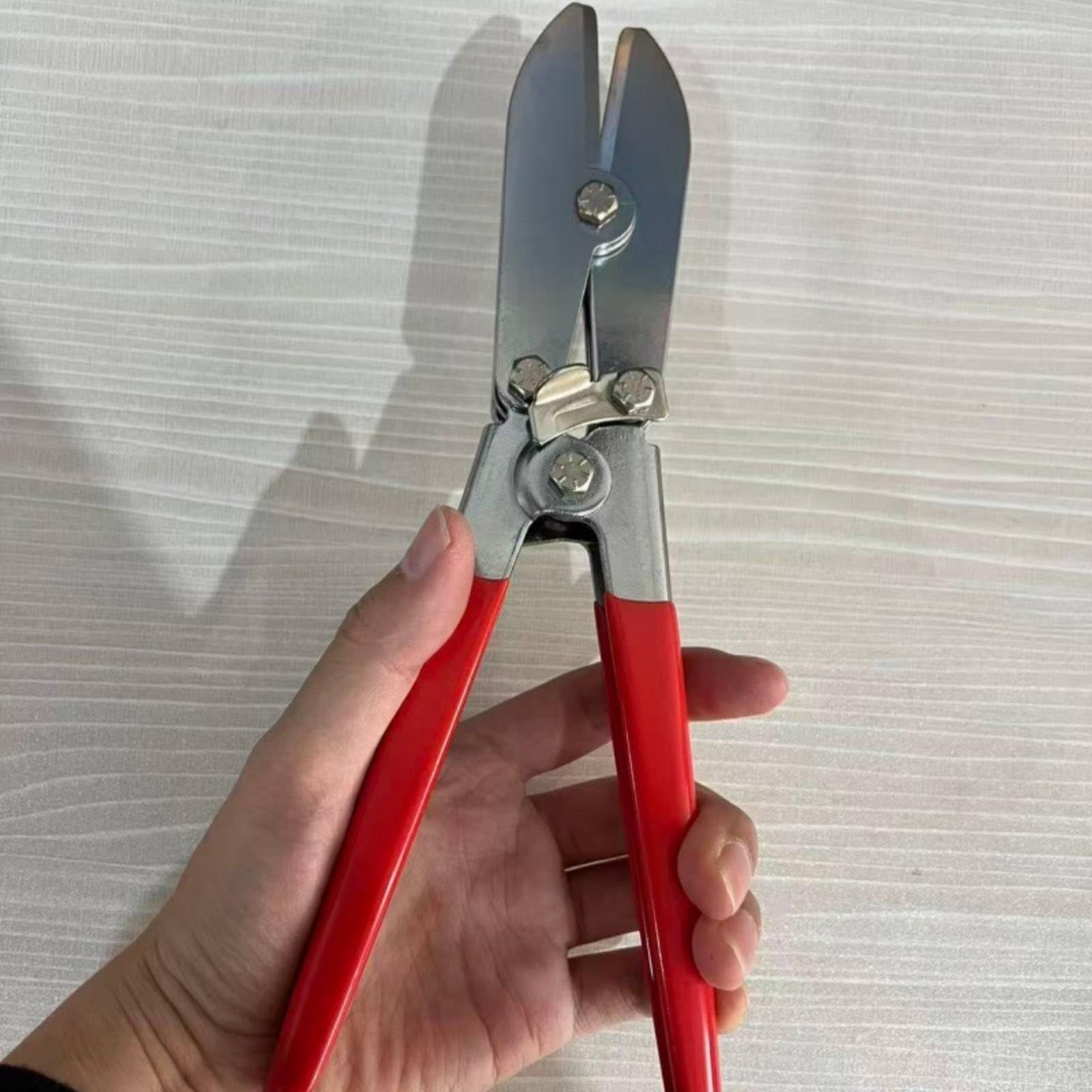 Gralara 4 Pieces Alicates Conformado Empuñadura Recubiertos Pinza Chapa Metálica Cabezas Anguladas Herramienta Manual