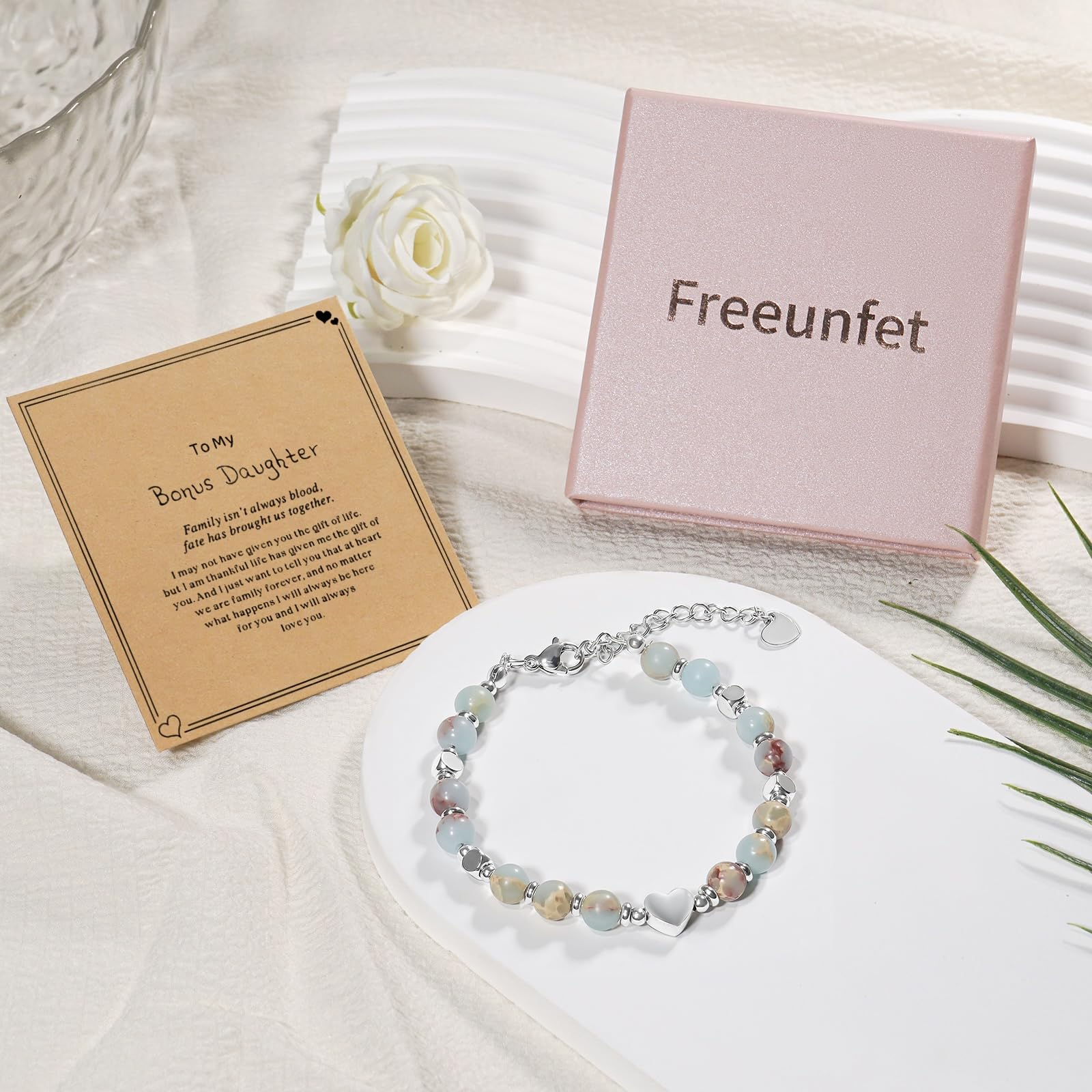 Women's Beaded Stretch Bracelets - Inspirational Sometimes You Forget You're Awesome Friendship Jewelry, Dainty Birthday Gift for Best Friends, Mom, Sister, Daughter