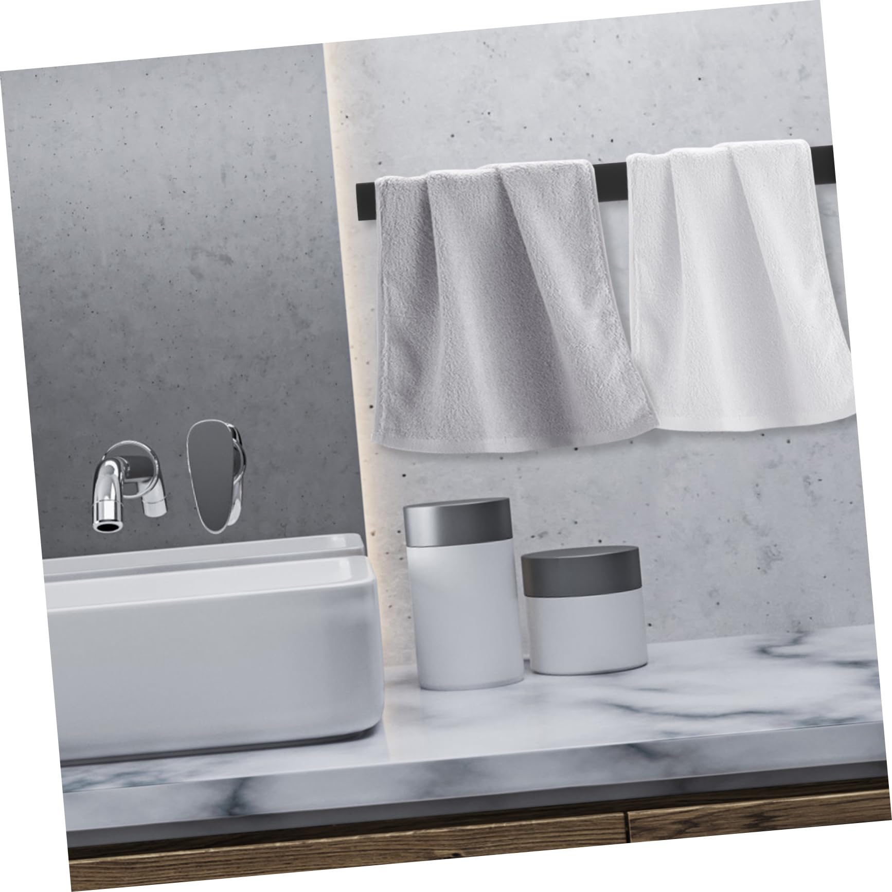 Toallero de Acero Inoxidable, Juego de 4 toalleros de Pared para baño, 304 Atmosphere.