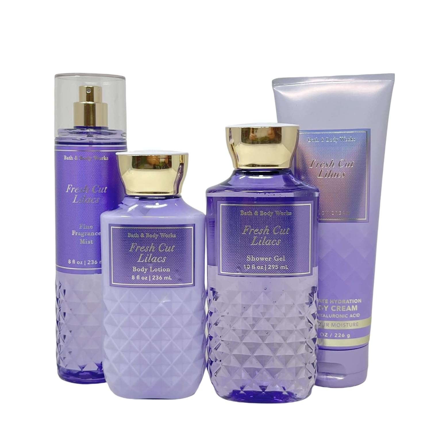 Fresh Cut Lilacs Set of 4 Includes Fine Fragrance Mist