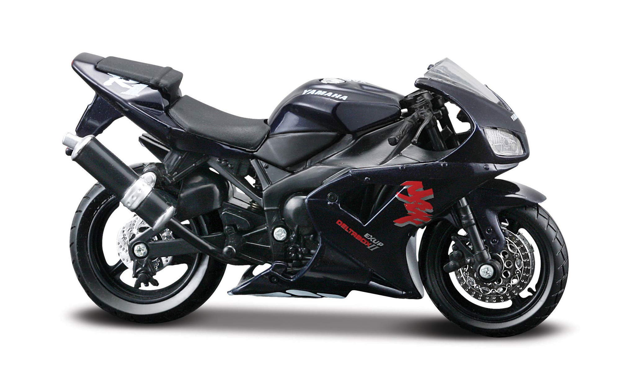 Maisto YAMAHA YZF-R1 Motorbike - 1:18 Scale - Incredibly Detailed Die-Cast Replica Collectible Model Motorcycle, Black