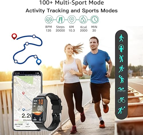 Miniatura 4 de Smart Watch Fitness Tracker MakeAnswer Calls for Women Men with Heart Rate Blood Oxygen Sleep Monitor Sports Modes Step Calorie Counter IP68