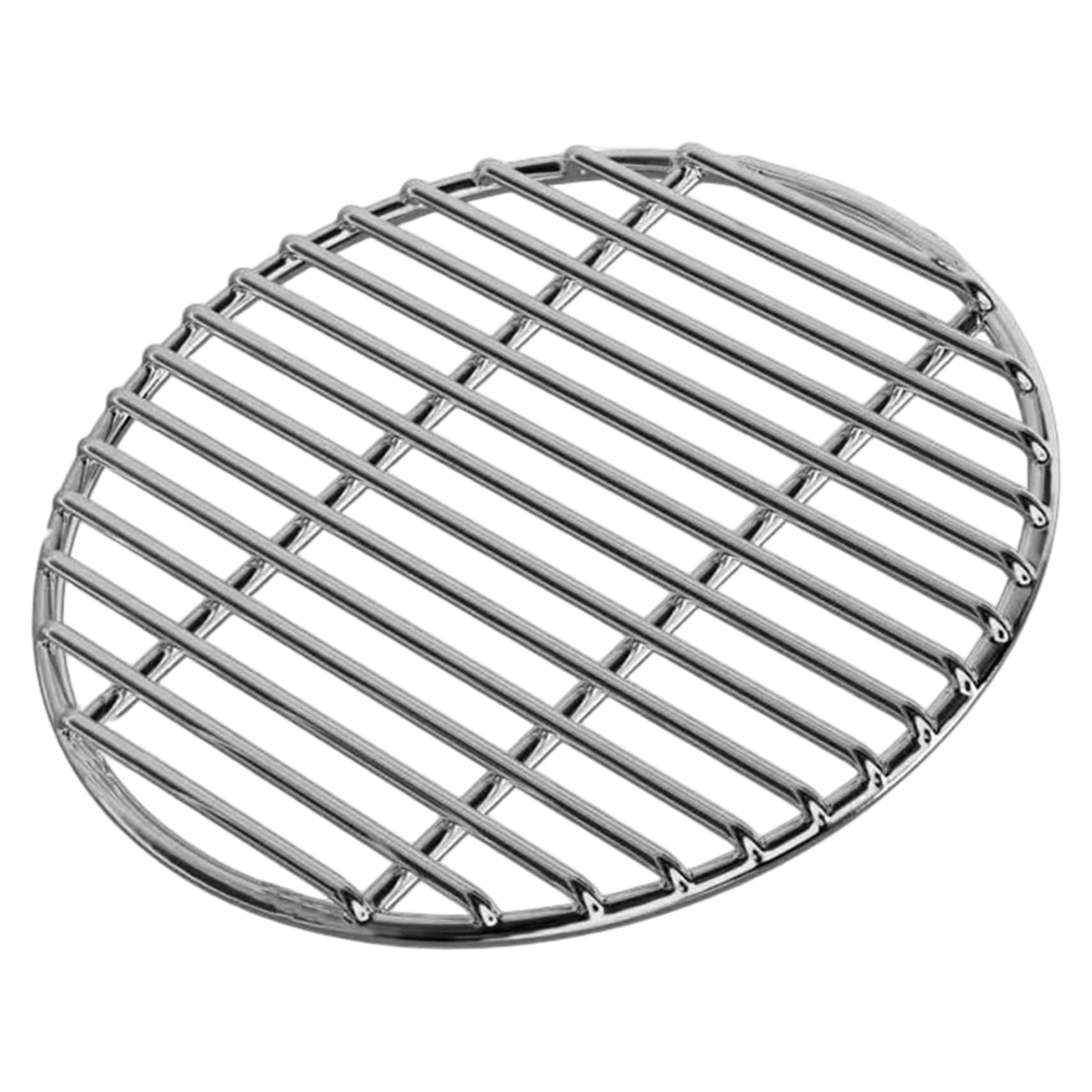Hbbgdiy 14 Inch Round Grill Grate Stainless Steel BBQ Grill Grid Extra Thick Cooking Grate Replacement for Charcoal Smoker Campfire Picnic Outdoor Cooking