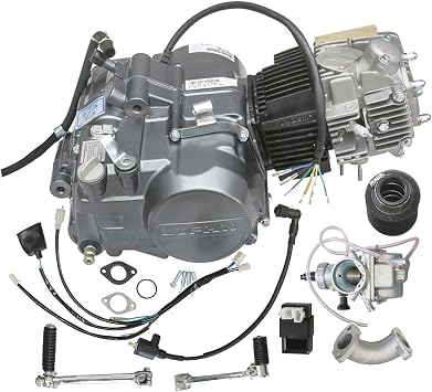Lifan 140cc Engine Motor, 4 Stroke Racing Pit Dirt Bike Engine Manual Clutch Kick Start for CRF50 XR50 CRF70 XR70 Z50 Z50R CT70 CT90 CT110 ATC70 ST90 CS90 CRF110 YX140 DTE140 SSR Apollo Coolster
