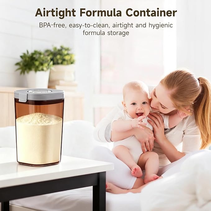 Contenedor Hermético 1.8L para Café y Alimentos Secos, Color Té miniatura 3