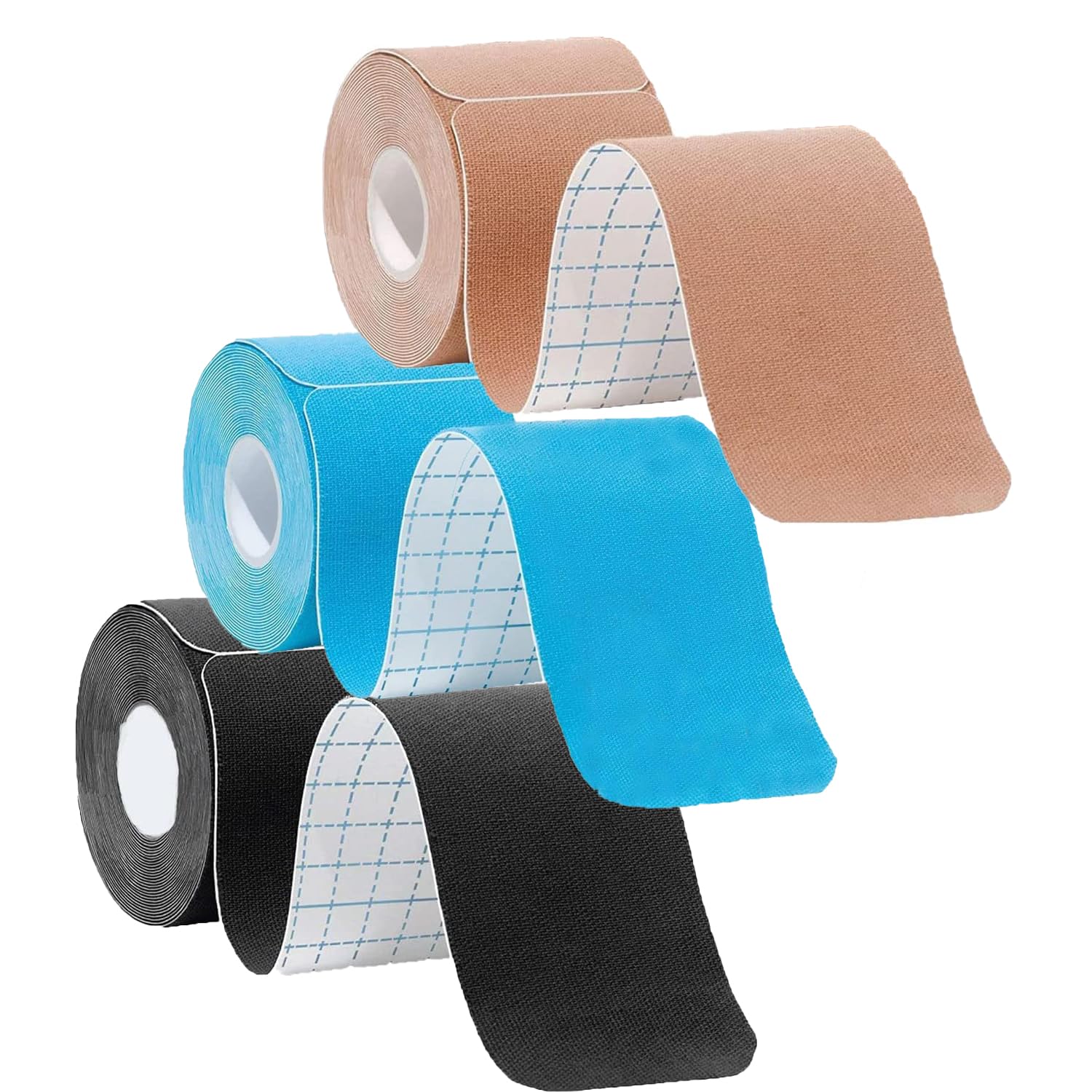 Kinesiology Tape Precut Athletic Sports Tape Adhesive for Muscles Ankle Neck Knee Shoulder Promotes Recovery and Providing Support