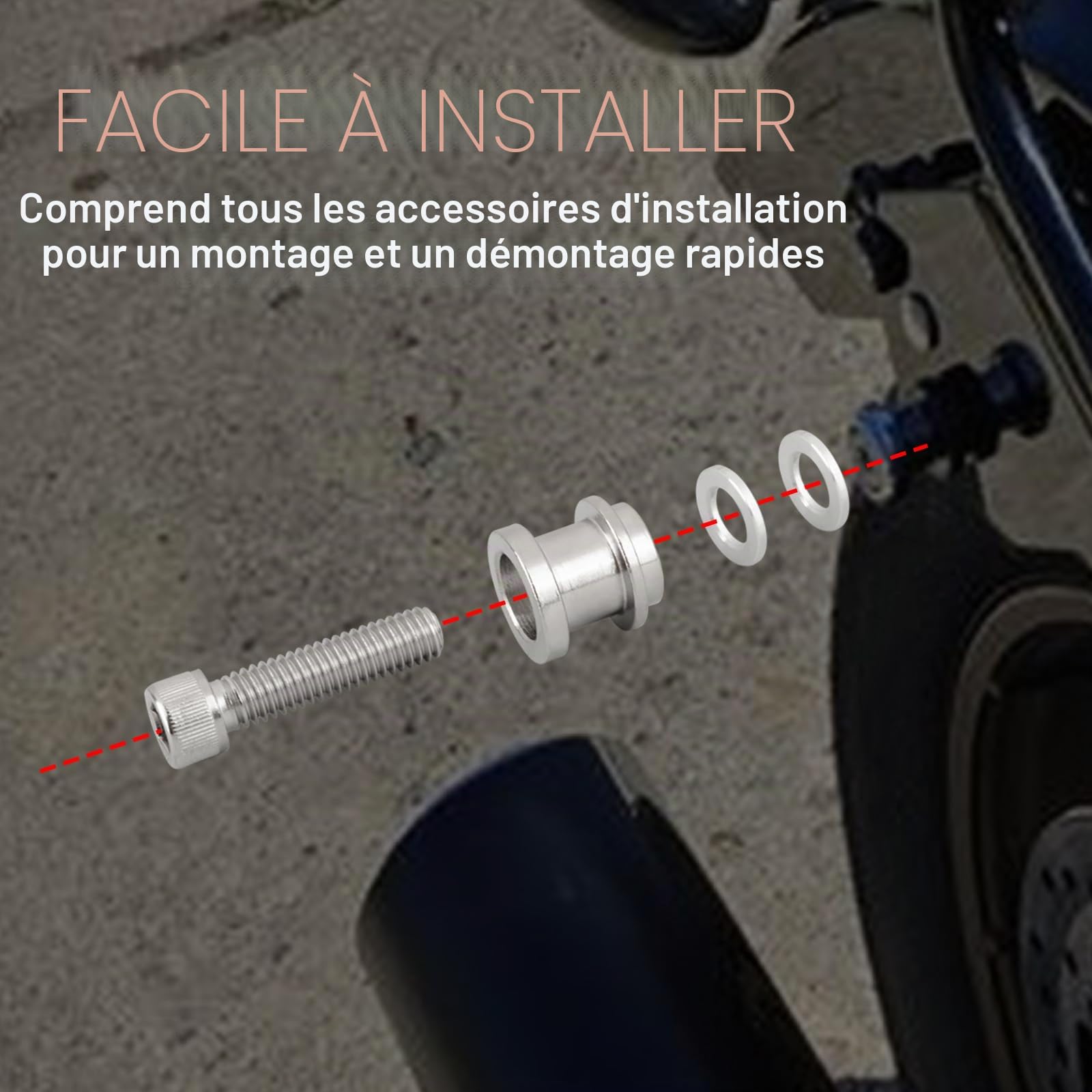 Detachables Sissy Bar Luggage Rack Tour Pack Rack Docking Hardware Kit Fits for Harley Softail FLDE, FLHC, FLHCS, FLSL, FXBB and FXST Models 2018-2024