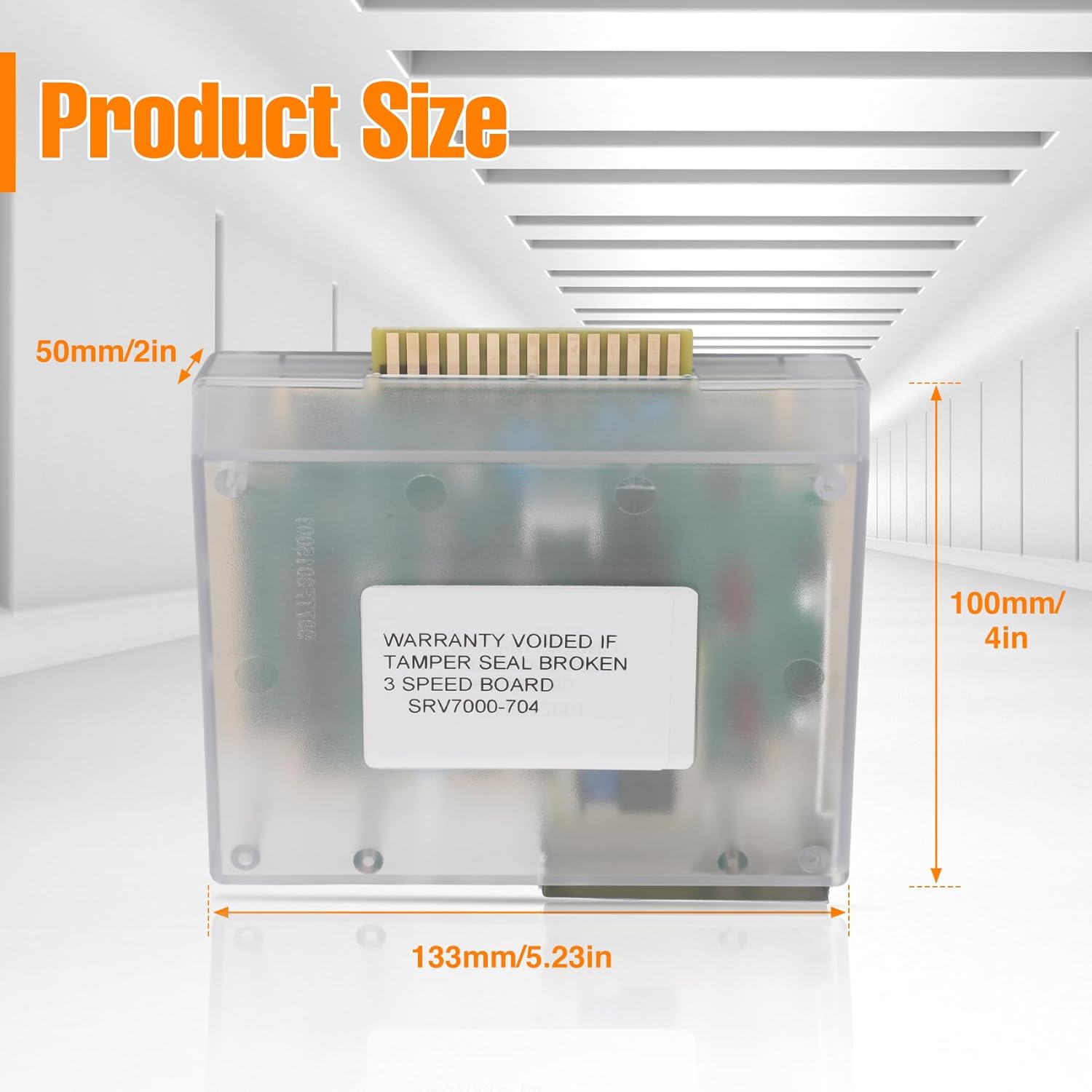 SRV7000-704 Stove Control Box Replacement for Classic Bay 1200 1200i for Castile 1200 for Contour 1200 for Santa Fe 1200 Pellet Furnace, 3 Speed Control Board Replace SRV7000-205 SRV7000-705