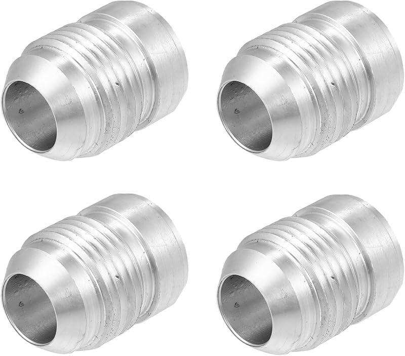 Adaptador de mangueira com conexão macho 10AN para solda X AUTOHAUX – Kit com 4 unidades