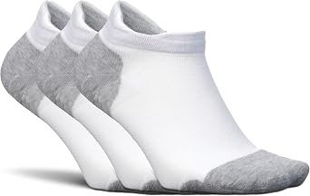Feetures Elite Max Cushion No Show Tab - Running Socks for Men & Women, Athletic Compression Socks, Moisture Wicking