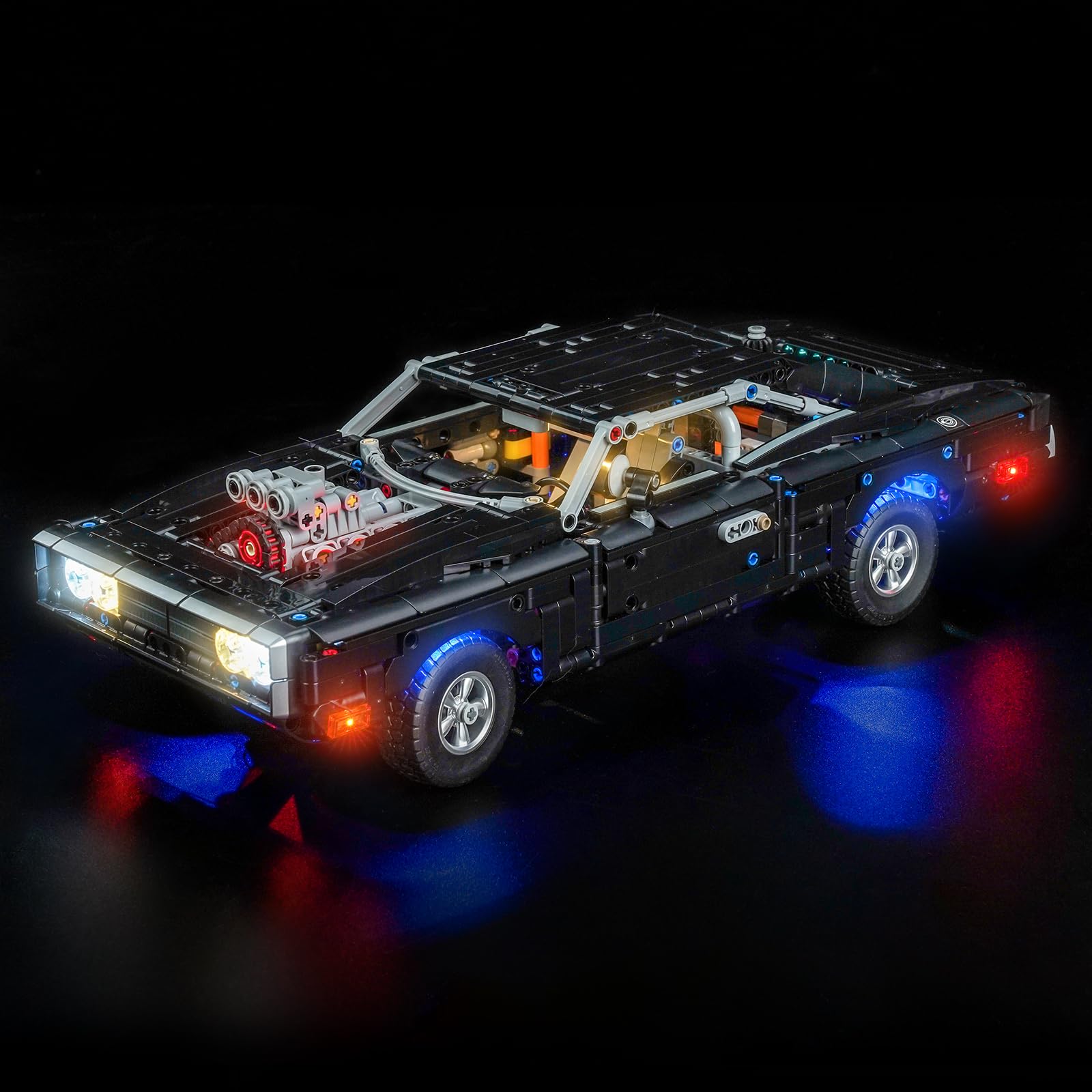 Light Kit Compatible with Lego 42231 Fast and Furious Dodge Charger R/T Car (No Model), Decoration Lighting Set Compatible with Lego Fast and Furious Dodge Charger R/T Car Blocks Model — image 1