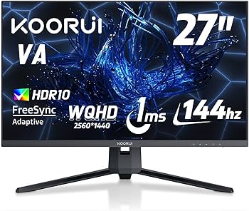 KOORUI 27インチ　モニター Amazon.co.jp: KOORUI ゲーミングモニター 27インチ WQHD(2560×1440