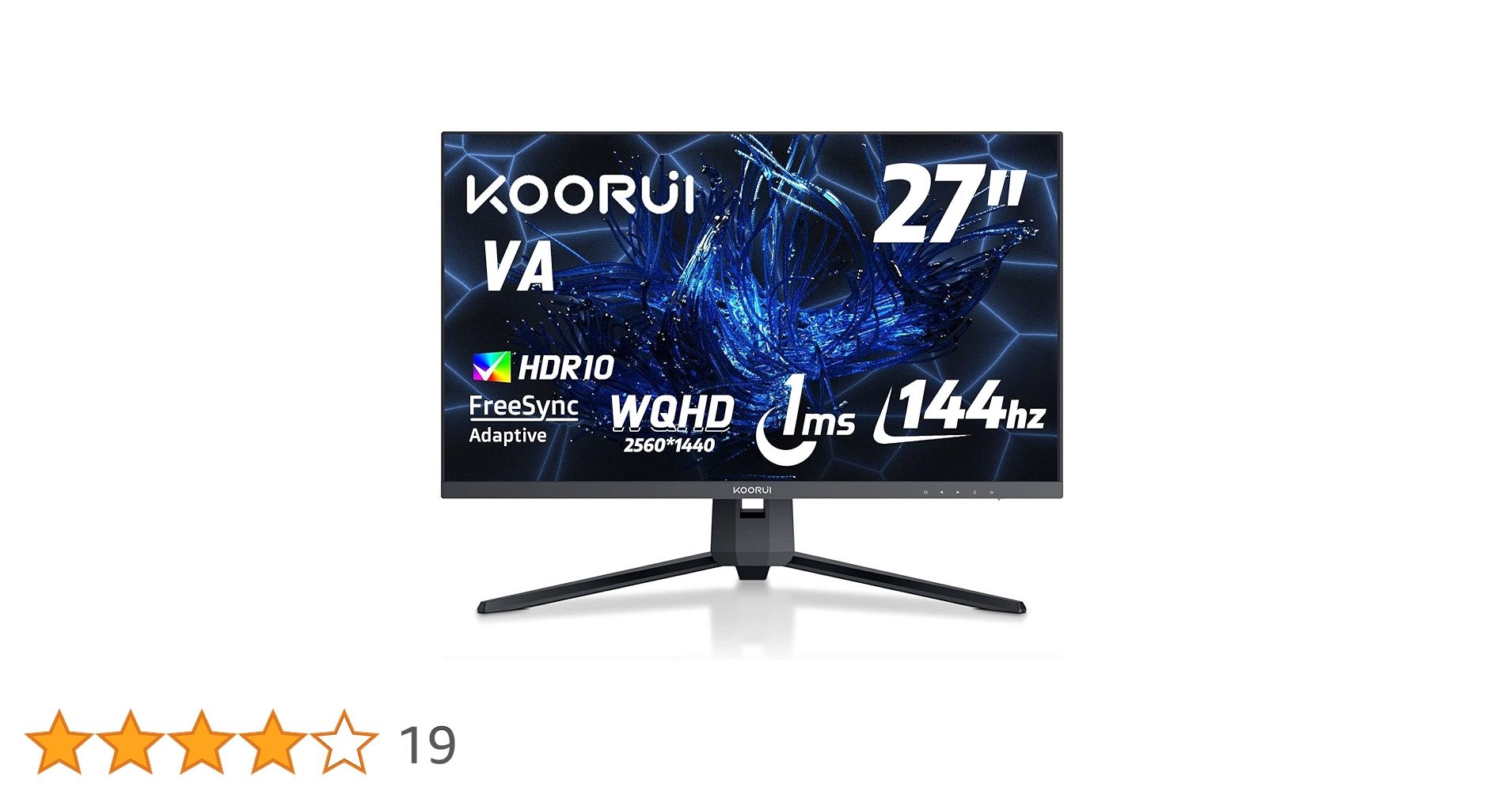 Amazon.co.jp: KOORUI ゲーミングモニター 27インチ WQHD(2560×1440