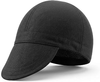 Welding Beanie, Welders Caps for Men, Flame Resistant Welder Hats for Men and Women Low Crown for Safety and Protection While Welding, Black