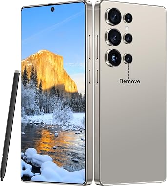 MMY I25 Ultra 5G Unlocked Smartphone,16GB+512GB Fully Cell Phone for Android 14, 6.99" Unlocked Cell Phone, 7000mAh, 68MP+108MP Dual Camera/Dual SIM/Fingerprint Lock/Face Gray
