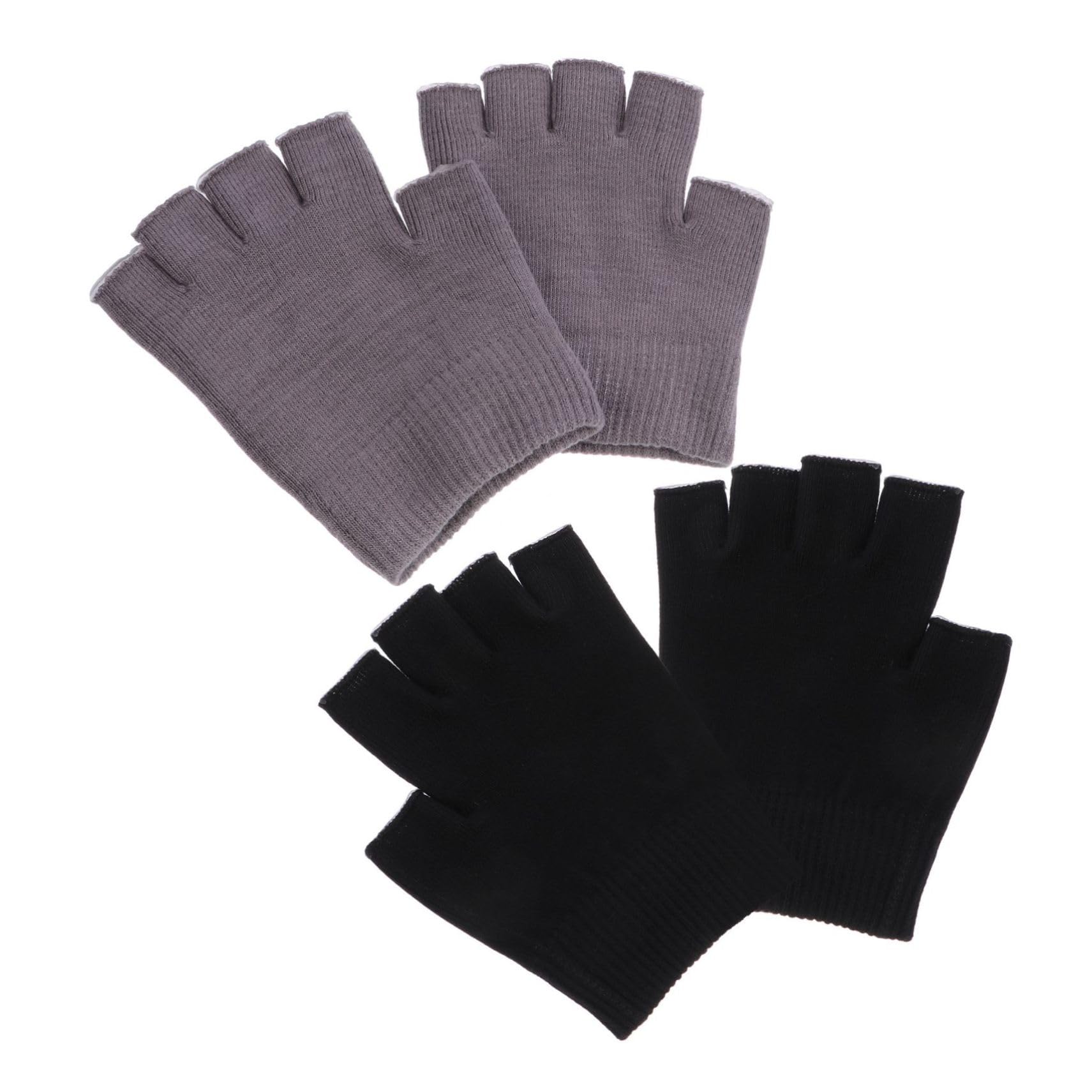 ARTSEWPLY 2Pairs Moisturizing Repair Gloves for Dry Cracked Hands Fingerless Gel Gloves for Comfortable Hand Care Accessories and Present for Special