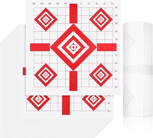 Miniatura 1 de Fainne 200 hojas de papel de 12 x 12 pulgadas, soporte de blanco de tiro para exteriores, blanco de papel duradero, objetivos altamente visibles
