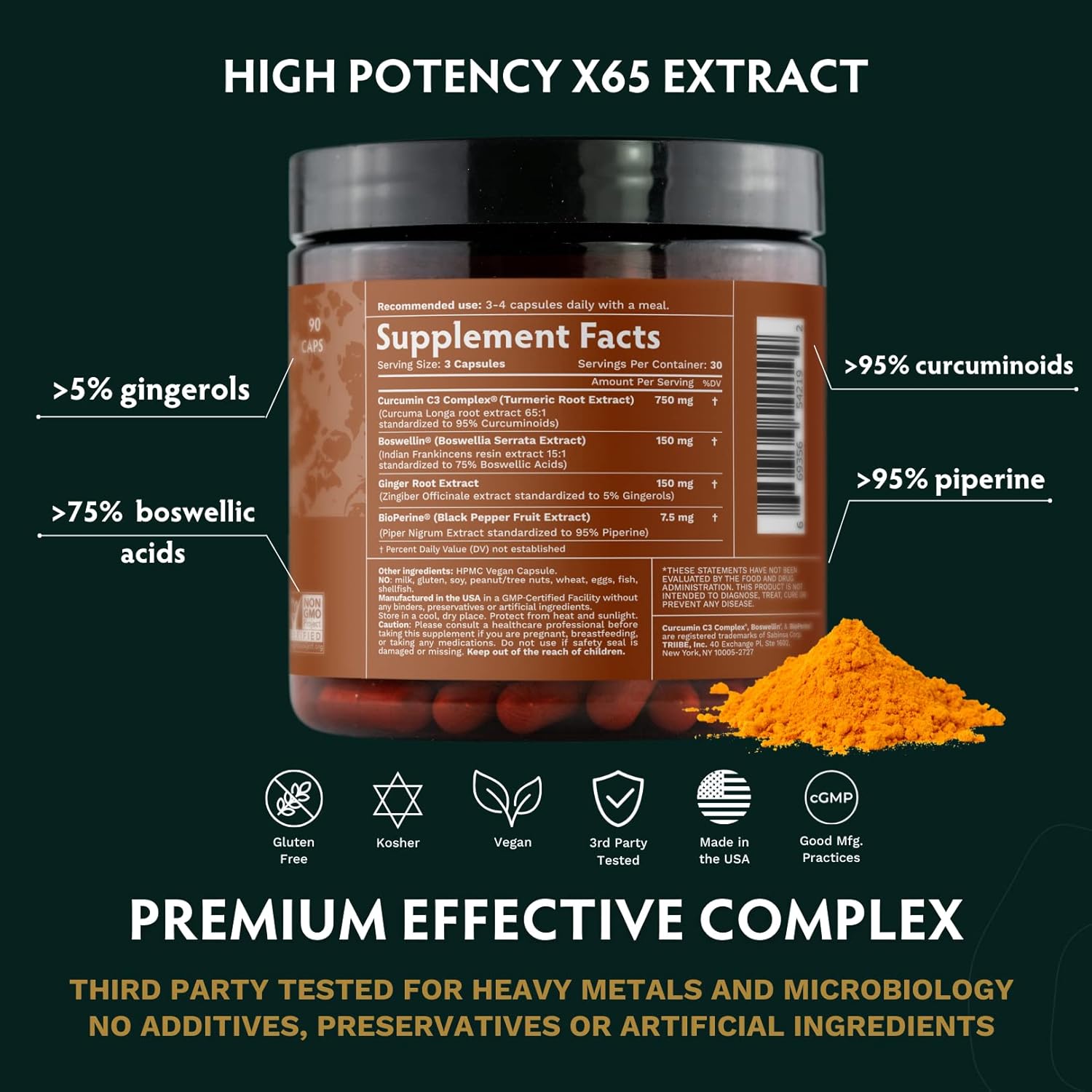 Balance Duo - KSM-66 Ashwagandha 120ct + Turmeric Curcumin C3 Complex 120ct : Health & Household