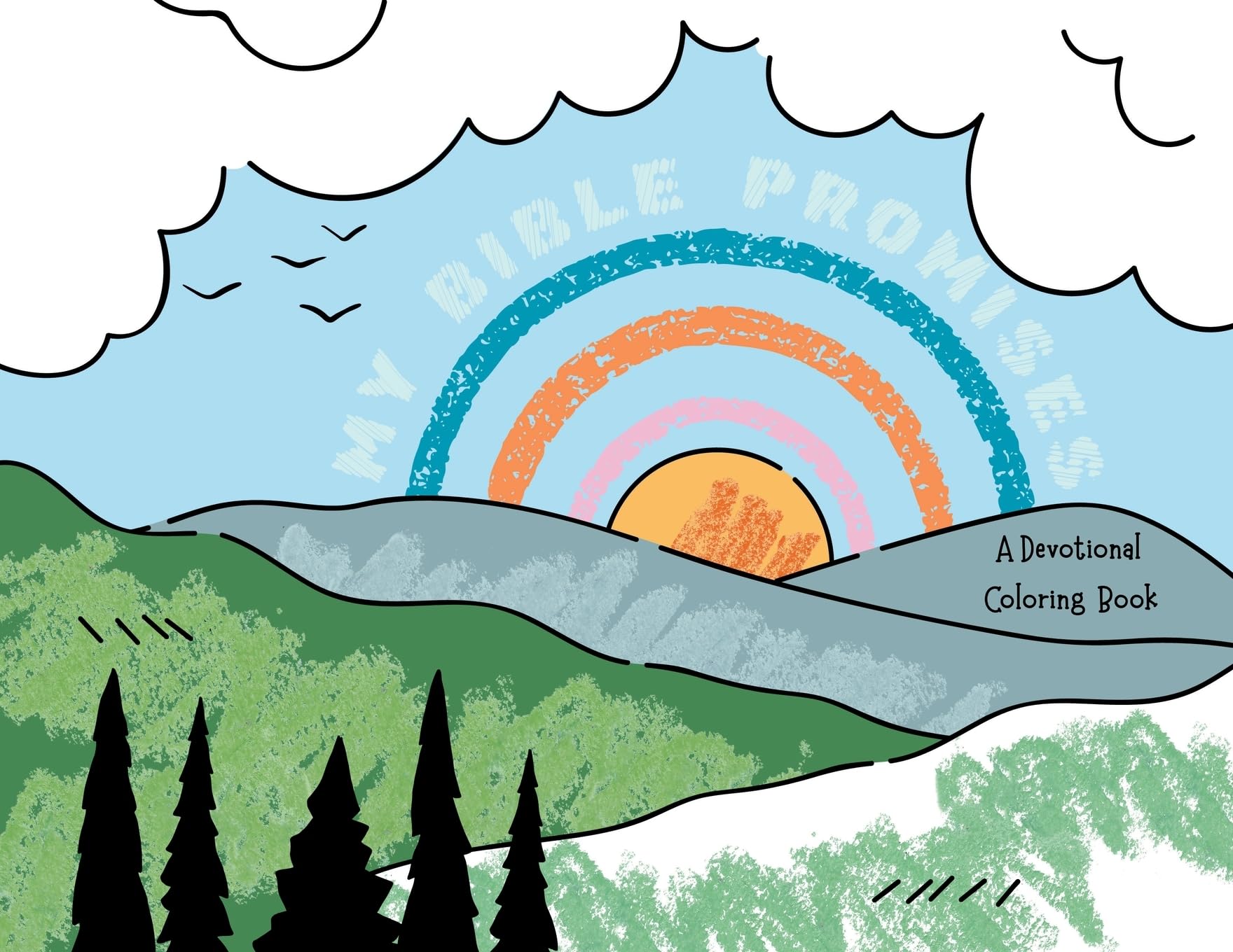 My Bible Promises: A Devotional Coloring Book