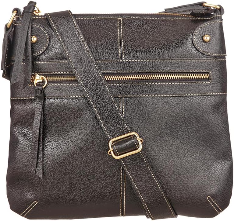 Bolsa Transversal Tiracolo Feminina em Couro Legítimo Crossbag Alça Comprida MDXB252