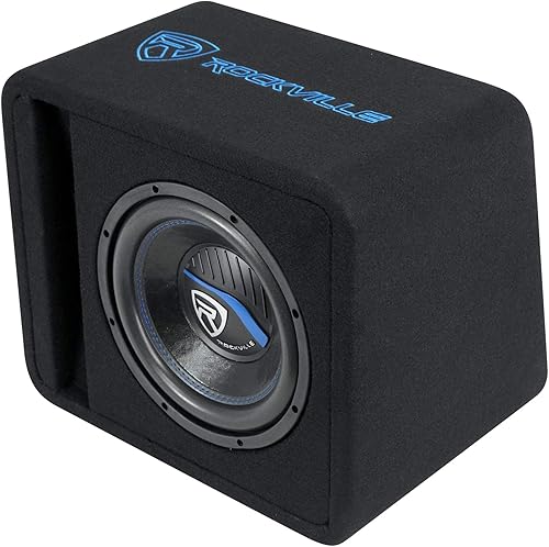 Miniatura 6 de Rockville VS10K54 - Subwoofer para automóvil K5 1200 W de 10 pulgadas en caja con ventilación de sub-4 ohmios