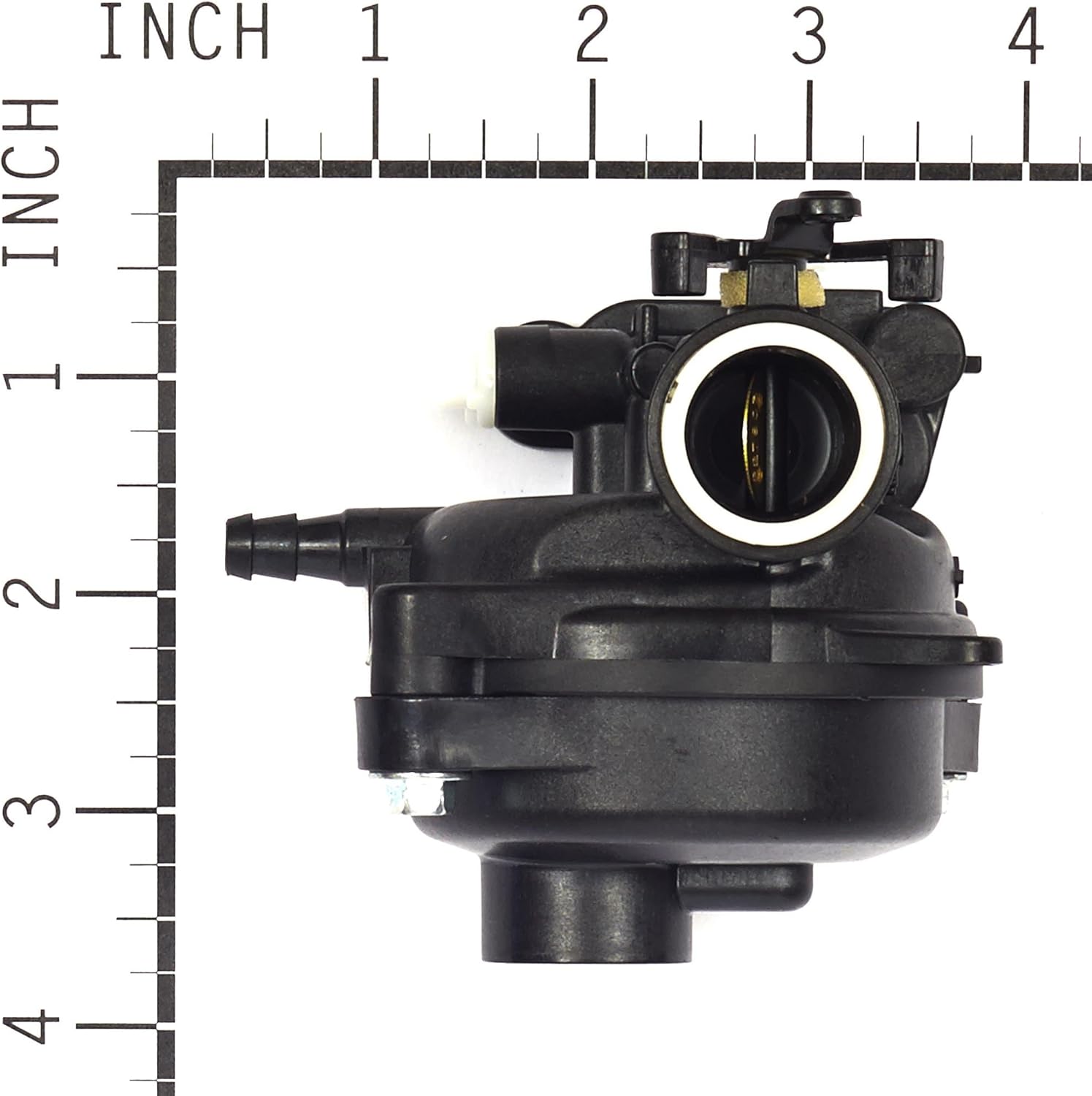 Briggs & Stratton 799583 Carburetor, side view with linkages