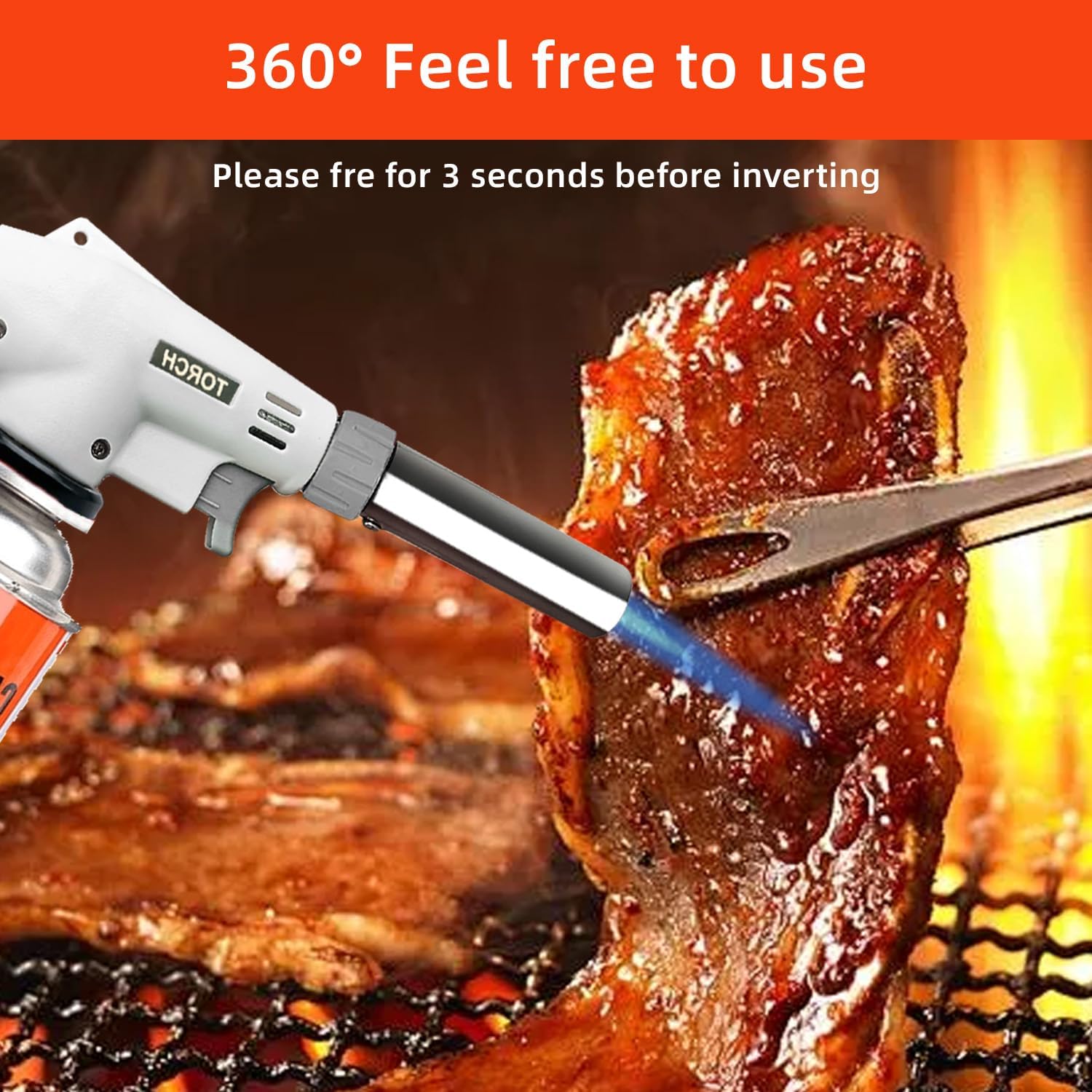 Butane Torch Kitchen Blow Lighter, BBQ, Baking, and Jewelry Making(1piece)