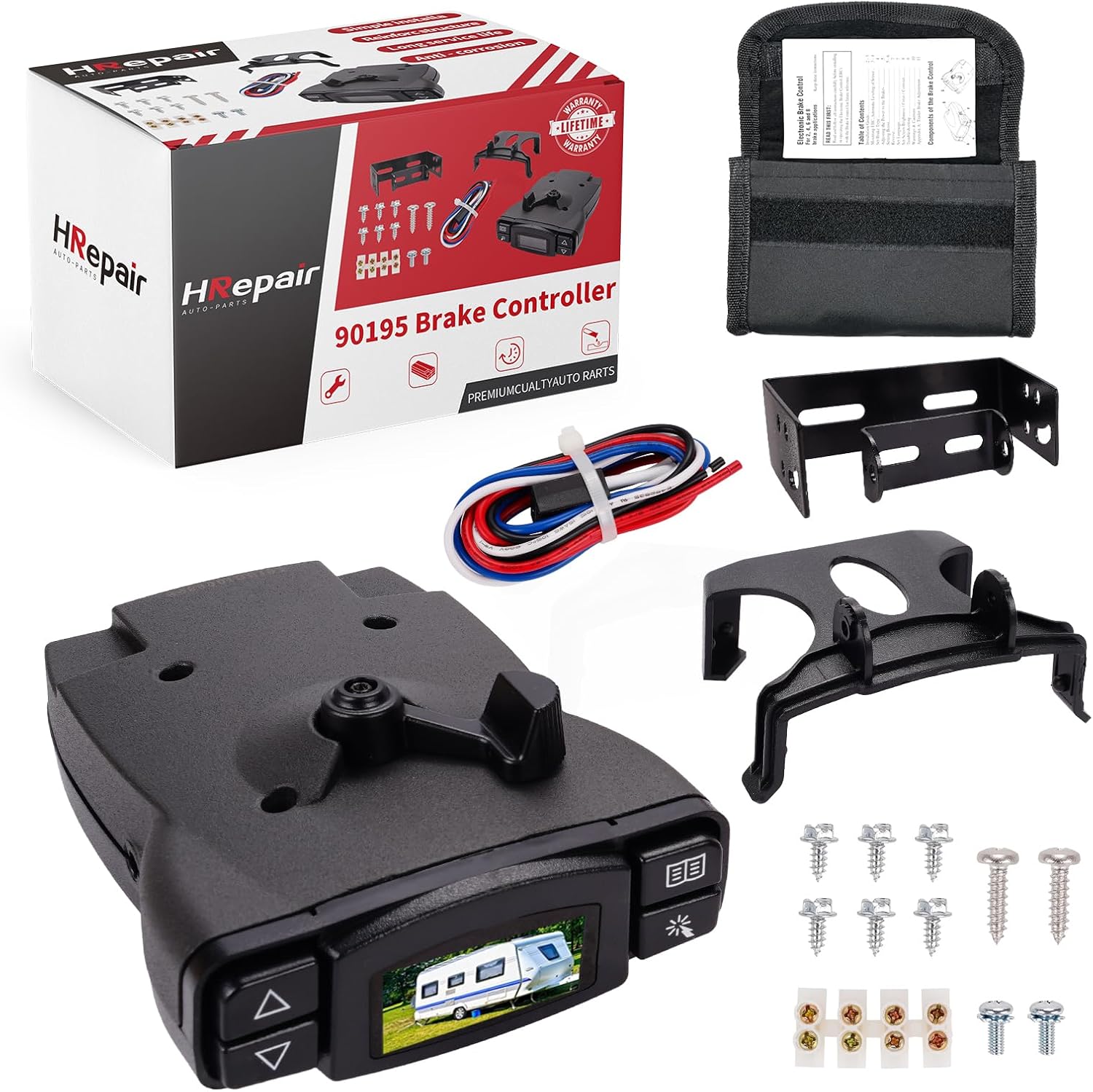 Universal Trailer Brake Controller Kit, Compatible with Tekonsha Brake Controller, 90195 P3 Brake Controller