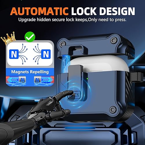 Miniatura 3 de Inesore Funda compatible con AirPods de 4 generación, con kit de limpieza, interruptor automático seguro para la nueva funda de carga Airpods 4 con