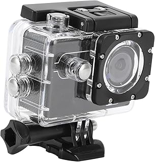 ciciglow Câmera de ação 4K 25FPS Wifi 30M Câmera subaquática à prova d'água, câmera subaquática de 30 m esportes ao ar livre DV, ângulo amplo de 170°, para ciclismo, motocicleta, corrida, mergulho