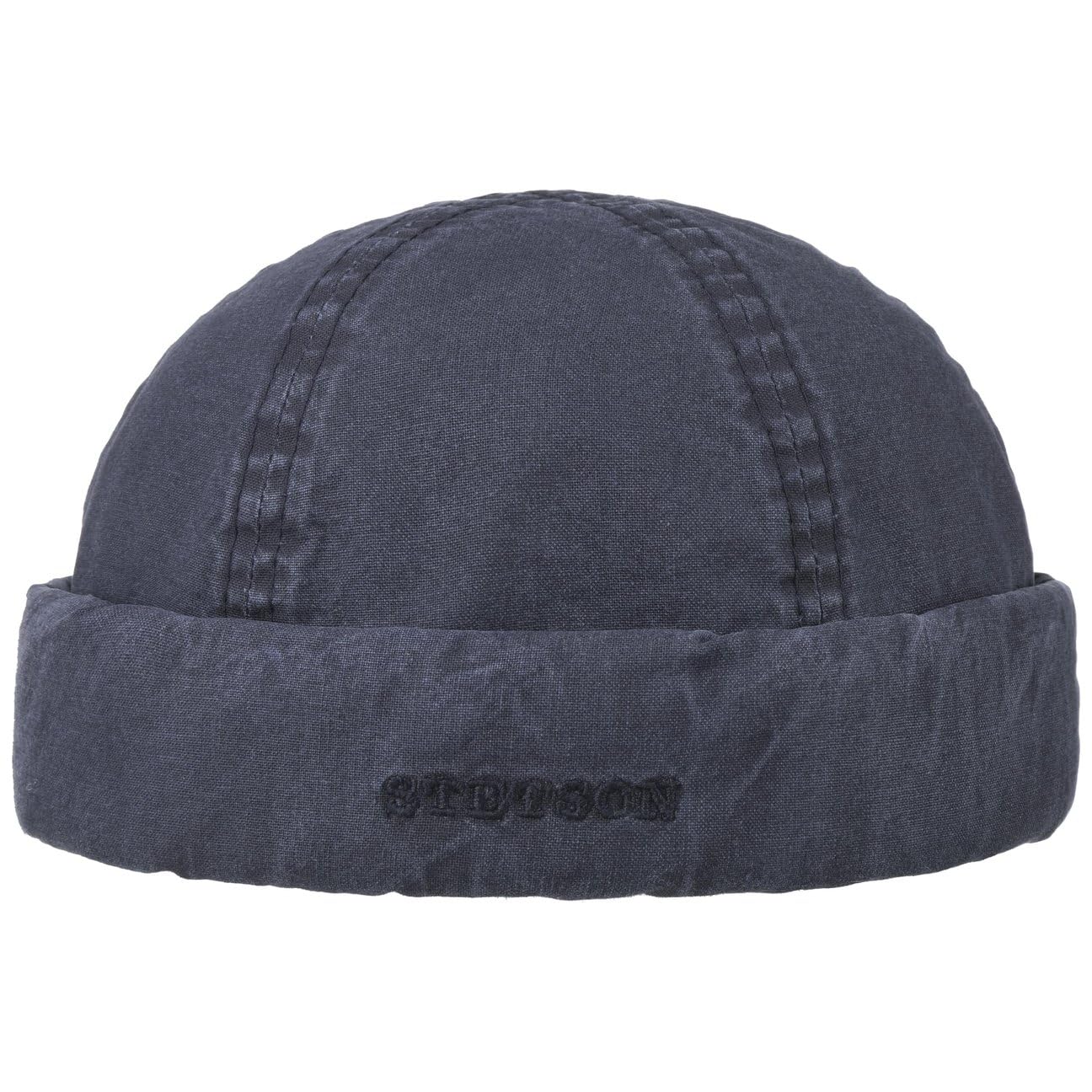 Stetson Delave Berretto Docker unicolore Protezione UV 40+ Uomo Primavera Estate