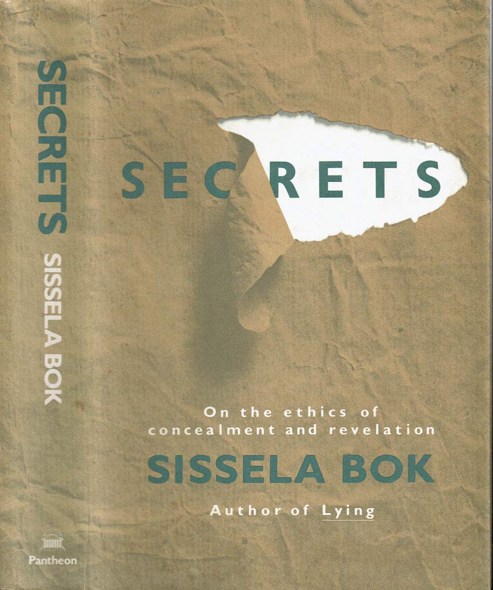 SECRETS Bok, Sissela 9780394515816 Books