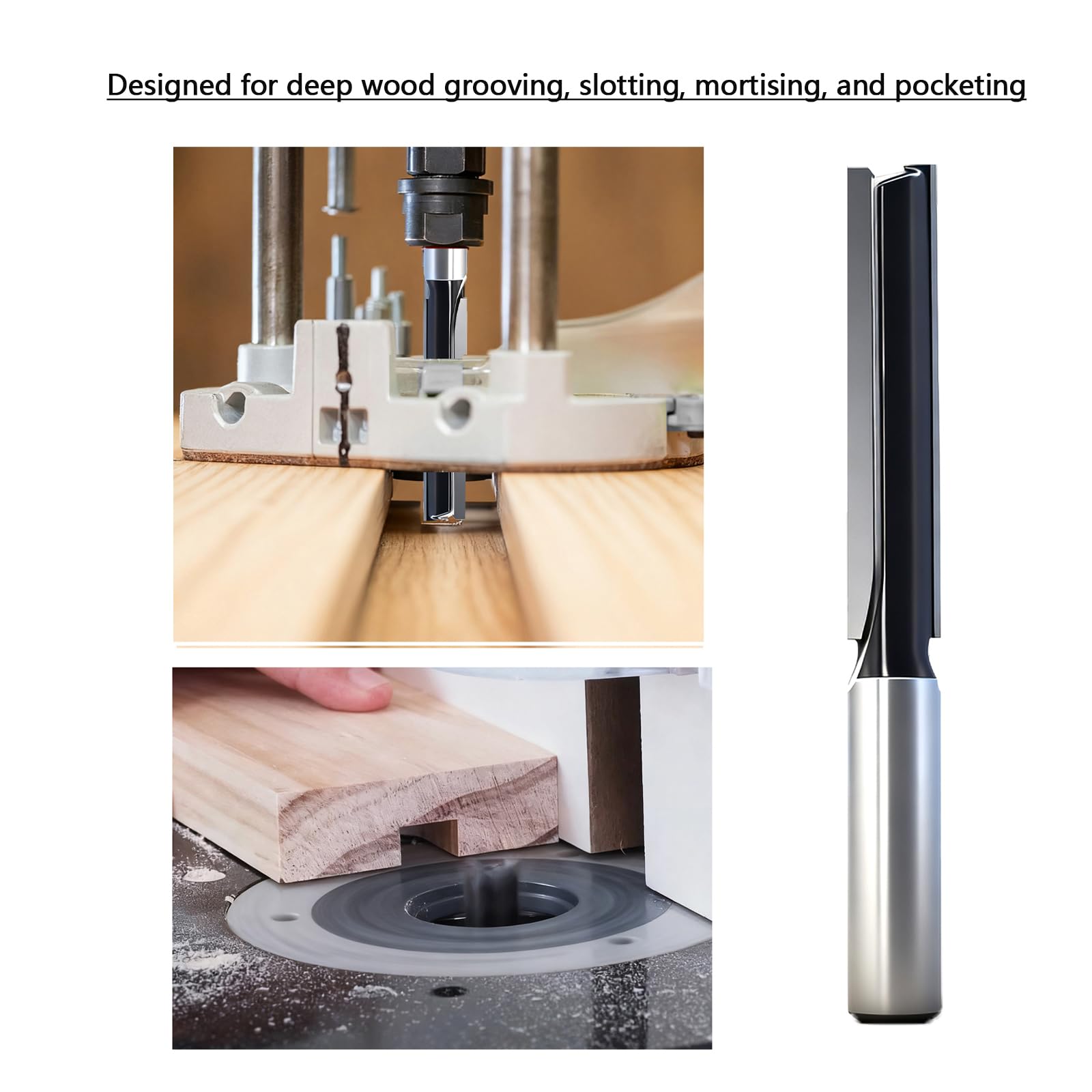 Extra Long Router Bit - Deep Grooves & CNC -4 Extra Long Router Bit - Deep Grooves & CNC -4