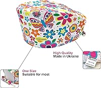 Vista 29 de Print Scrub Caps - Sombrero perfecto para enfermeras, médicos y EMTs..