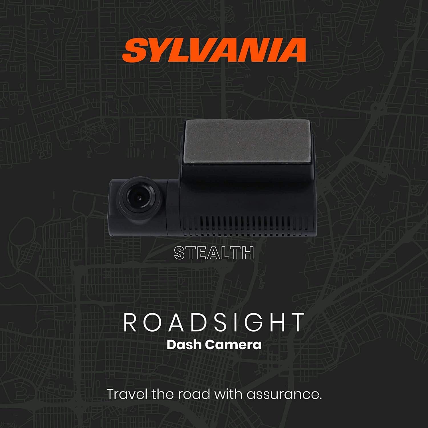 70% оƒƒ Evеrуthіng SYLVANIA - Roadsight Stealth Dash Camera - 140 Degree View, HD 1440p, 16GB SD Memory Card Included, Loop Recording, G-Sensor, Screenless, Parking Mode, GPS, Mobile App, Taxi, Truck, Car