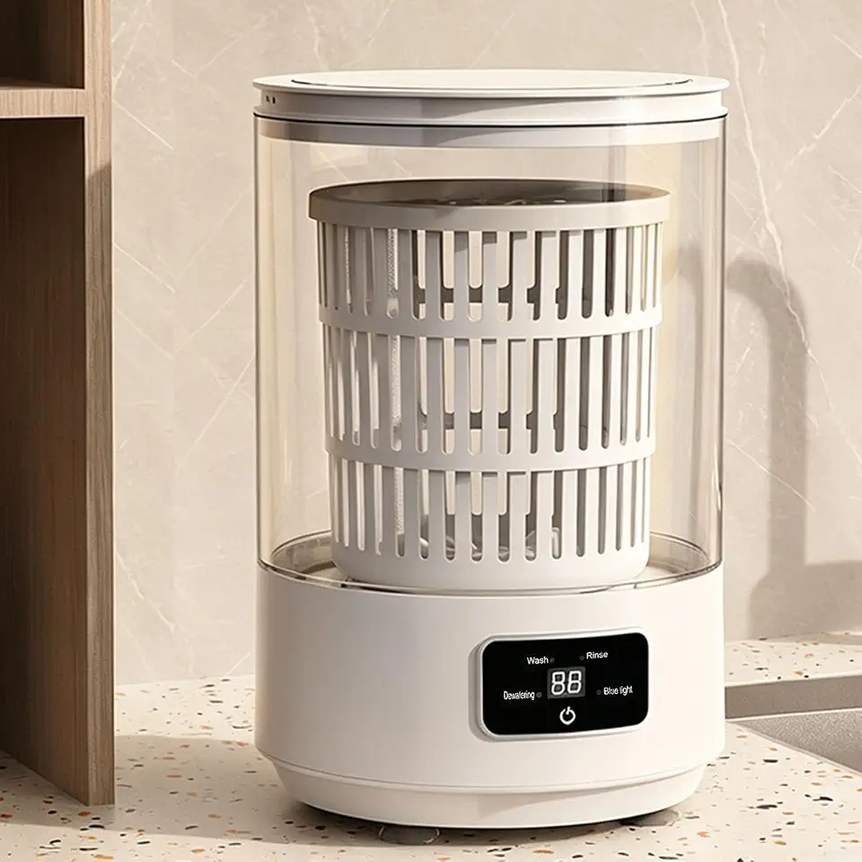Luocute 4L Mini Portable Washing Machine for Socks & Underwear