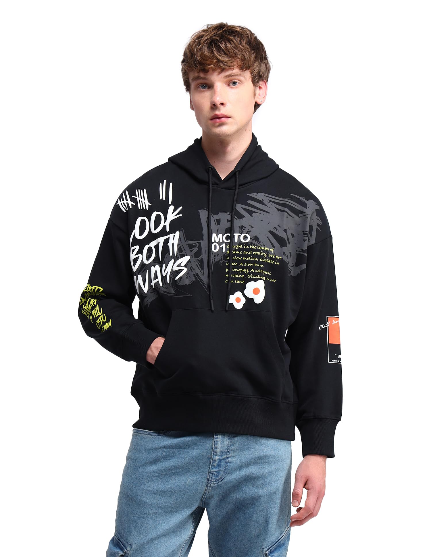 flying machine Men's Regular Fit Sweatshirt| Printed-picture-20