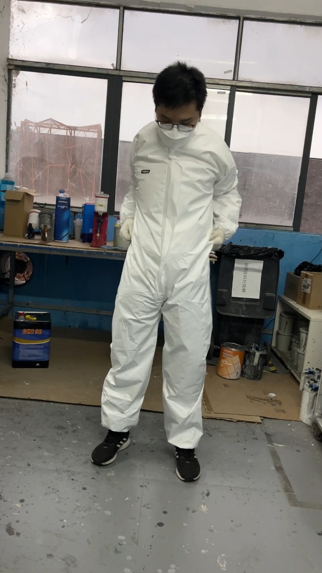 Maschera Antipolvere Tute Protettive Monouso Hazmat Taglie, In