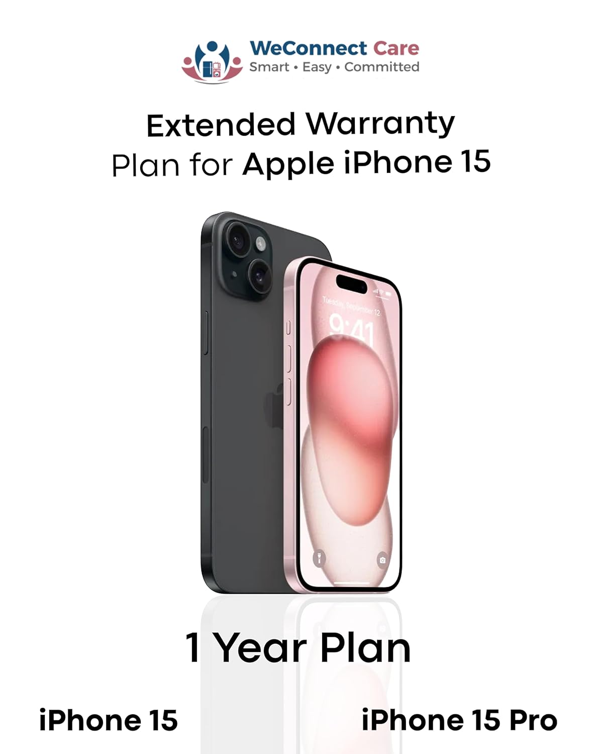 1 Year Premium Extended Warranty Plan for Apple iPhone 15 Price Rs.55001 to Rs.70000 (E Mail Delivery) iPhone 15 Plus